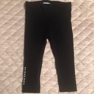 Burberry babygirl black leggings